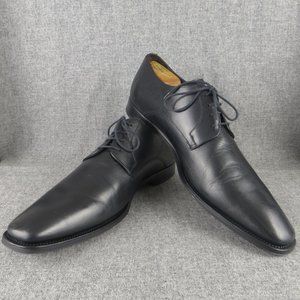 TO BOOT NEW YORK ADAM DERRICK BLACK LEATHER  LACE UP OXFORDS 2853 USA 12